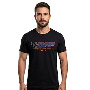 Camiseta Bordada Bull Roper Preta