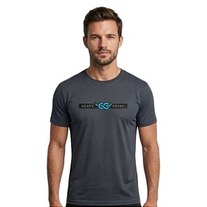 Camiseta Bordada Bull Roper Grafite