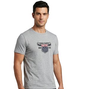 Camiseta Bordada NFR Cinza