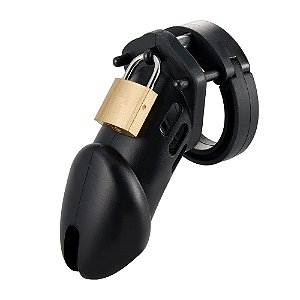 CINTO DE CASTIDADE MASCULINO - SILICONE