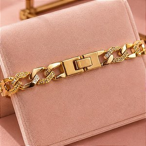 Pulseira Elo Cravejada