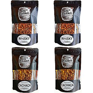 Kit Grão - 02 Premium Whisky 250g / 02 Premium Cachaça 250g - 86 Pontos