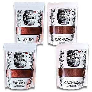 Kit Pó - 04 Premium Cachaça 250g