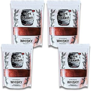 Kit Pó - 04un. Premium Whisky 250g - 86 Pontos