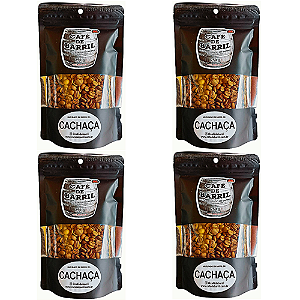 Kit Grão - 04 un. Cachaça Premium 250g 86 Pontos