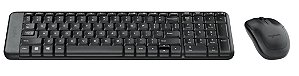 TECLADO E MOUSE SEM FIO LOGITECH MK220