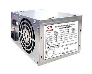 FONTE C3TECH ATX, 200W, SEM CABO, PS-200V4