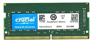 MEMÓRIA RAM PARA NOTEBOOK CRUCIAL, 8GB, 3200MHZ, DDR4 (INSTALADA)