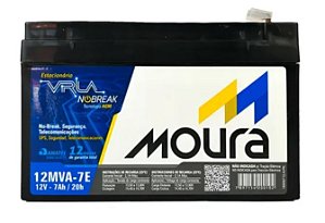 BATERIA NOBREAK 12V 7AH 12MVA-7E MOURA