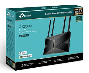 ROTEADOR TP-LINK WIFI 6 GIGABIT DUAL BAND ARCHER AX53 AX3000