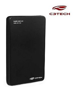 CASE C3 TECH P/HD EXT 2,5 USB 3.0 PRETO