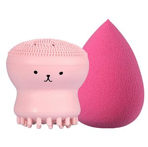 Kit esponja + polvinho de limpeza
