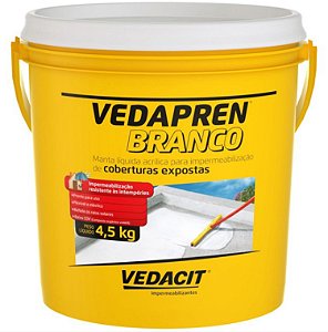 Manta Liquida Vedapren Branco 4,5kg Vedacit