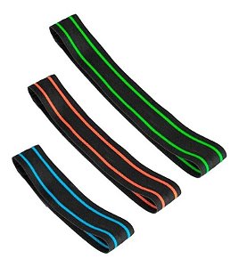 Kit Hip Band 3 Unid - Faixa Elástica Mini Band - Poker