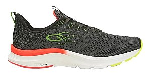 Tênis Olympikus Veloz - Masculino Cor Chumbo E Verde