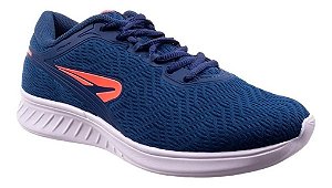 Tênis Rainha Mod. Show - Feminino Azul Coral - Run Caminhada