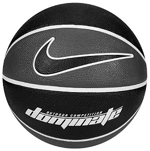 Bola De Basquete Nike Dominate 8p Tamanho 7 - Preto / Cinza