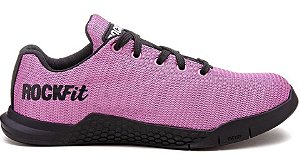 Tênis Rock Fit Grip 2 Lilás Preto, Cross Training Academia