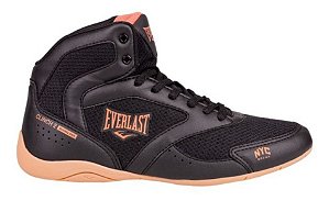 Tênis Sapatilha Everlast Clinch 2 Feminino, Cano Alto - Preto