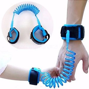Pulseira Bracelete Corda Guia Segurança Anti Perda Criança