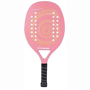 Raquete De Beach Tennis Camewin Em Carbono New Rosa