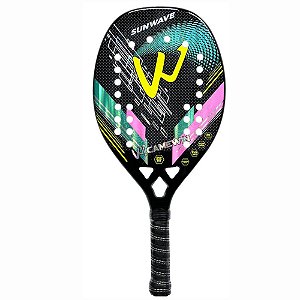 Raquete Beach Tennis Tenis Camewin Carbono 3k Sunwave