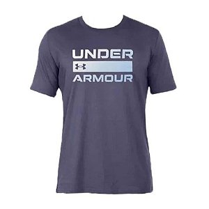 Camiseta Treino Unissex Under Armour Team Issue Azul Marinho