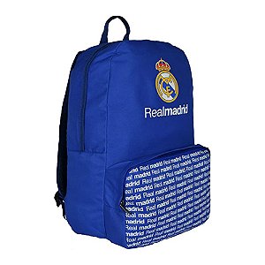 Mochila Bolso Frontal Real Madrid Bolsa Escolar Esportiva