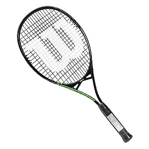 Raquete Tênis Wilson Modelo Aggressor 112 Preto Verde L3
