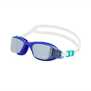 Óculos De Natação Speedo Modelo Flow Marinho Fumê Espelhado