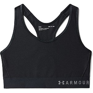 Top de Treino Feminino Under Armour Mid Keyhole Compressão