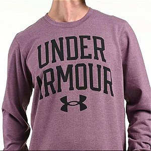 Moletom Under Armour Rival Terry Crew Masculino Treino Blusa