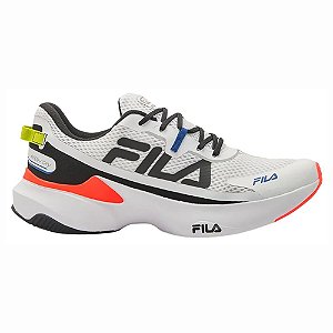 Tênis Fila Recovery Masculino Corrida Caminhada Branco Preto