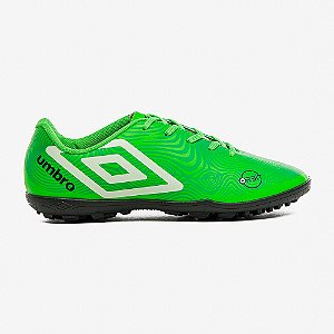 Chuteira Society Umbro Orbit Unissex Verde Branco Preto