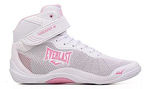 Tênis Everlast Forceknit 4 Feminino Branco Rosa Cano Médio