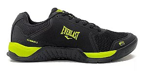 Tênis Everlast Climber 3 Unissex Preto Amarelo Cross Treinos