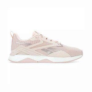 Tênis Reebok NanoFlex TR2 Feminino Rosa Claro Cross Treinos