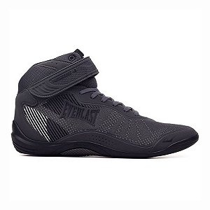 Tênis Everlast Forceknit 4 Unissex Cinza Preto Fight Gym
