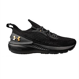 Tênis Under Armour Charged Quicker Unissex Preto Corrida