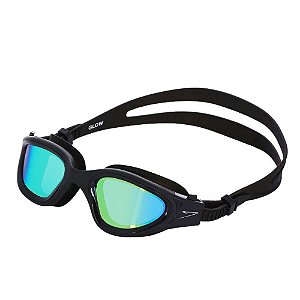 Óculos De Natação Speedo Glow Unissex Preto Azul