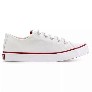 Tênis Coca Cola Shoes Stream Canvas Feminino Branco Vermelho