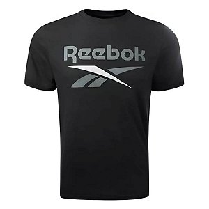 Camiseta Reebok Classic Logo Tee Preto Masculino