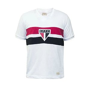 Camiseta São Paulo 1980 Retro Mania Oficial Licenciada