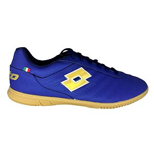 Chuteira Futsal Lotto Stadio Origin Unissex Azul Marinho