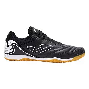 Chuteira Futsal Joma Máxima Unissex Preto Branco