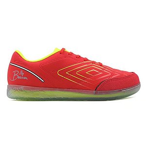 Chuteira Futsal Umbro Br Futsal Unissex Vermelho Amarelo