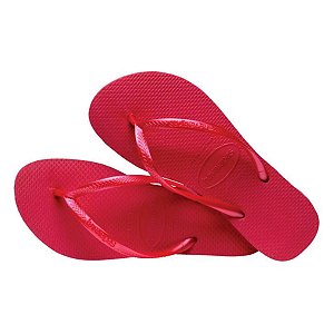 Chinelo Havaianas Slim Lisa Feminino Pink Fever
