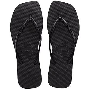 Chinelo Havaianas Slim Square Feminino Preto