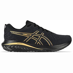 Tênis Asics Gel Excite 10 Masculino Preto Dourado