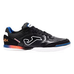 Chuteira Futsal Joma Top Flex Unissex Preto Azul Branco